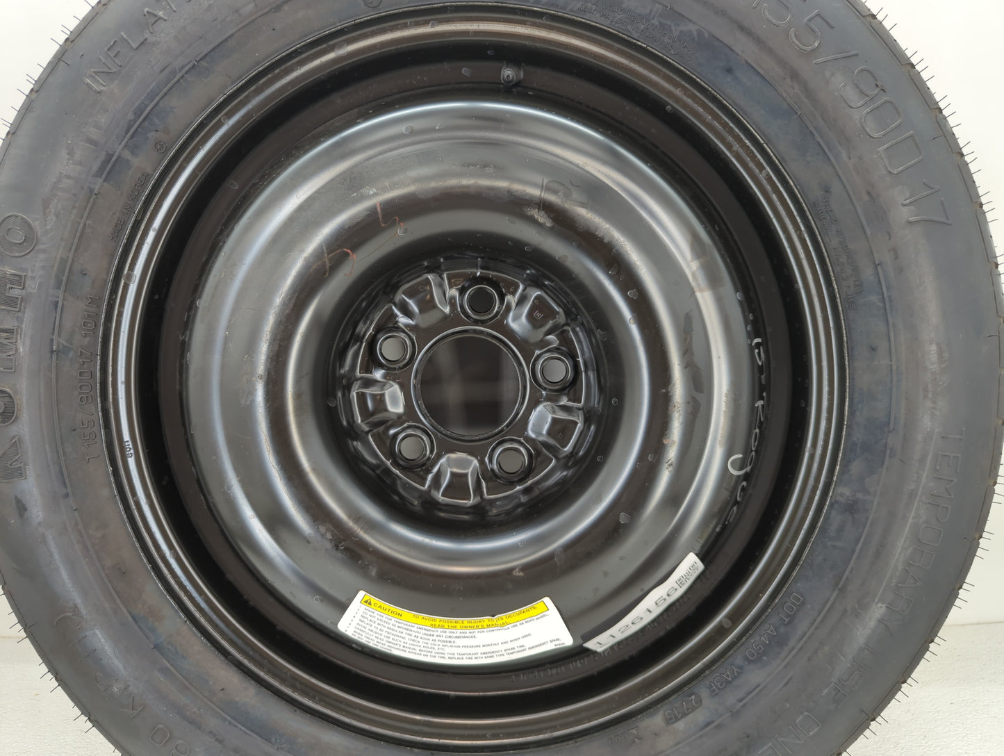 2014-2020 Nissan Rogue Spare Donut Tire Wheel Rim Oem - Oemusedautoparts1.com