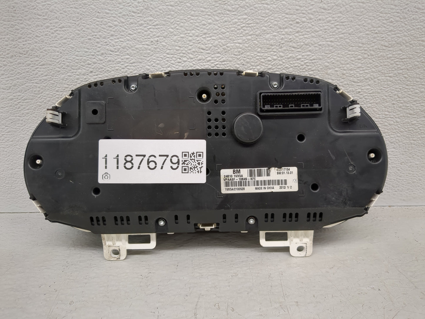 2012-2015 Nissan Rogue Instrument Cluster Speedometer Gauges P/N:24810 1VX5C Fits Fits 2012 2013 2014 2015 OEM Used Auto Par