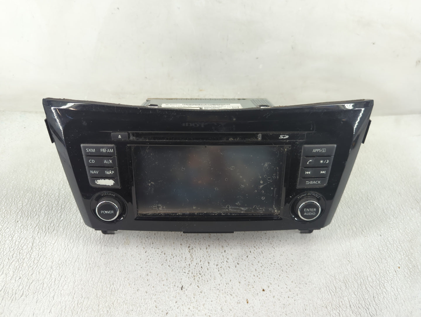2014-2016 Nissan Rogue Radio AM FM Cd Player Receiver Replacement P/N:259154BA0B 7 612 051 320 Fits Fits 2014 2015 2016 OEM 