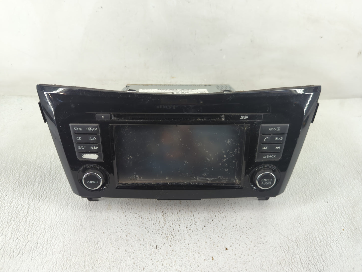 2014-2016 Nissan Rogue Radio AM FM Cd Player Receiver Replacement P/N:259154BA0B 7 612 051 320 Fits Fits 2014 2015 2016 OEM 