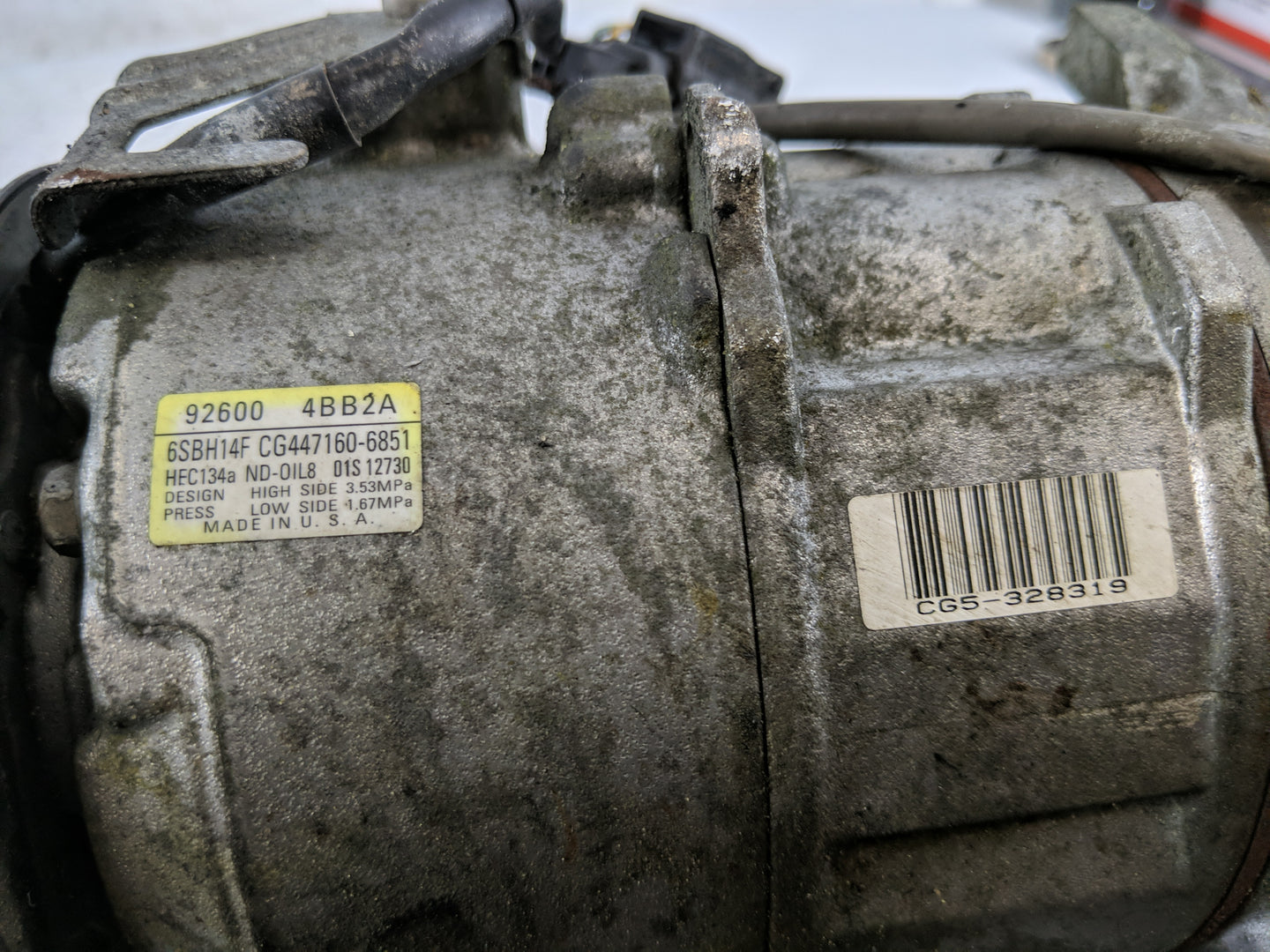 2014-2020 Nissan Rogue Air Conditioning A/c Ac Compressor Oem - Oemusedautoparts1.com