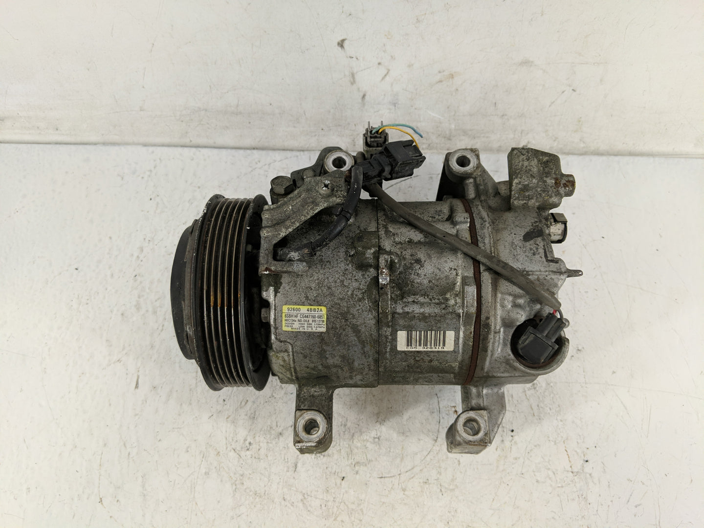 2014-2020 Nissan Rogue Air Conditioning A/c Ac Compressor Oem - Oemusedautoparts1.com