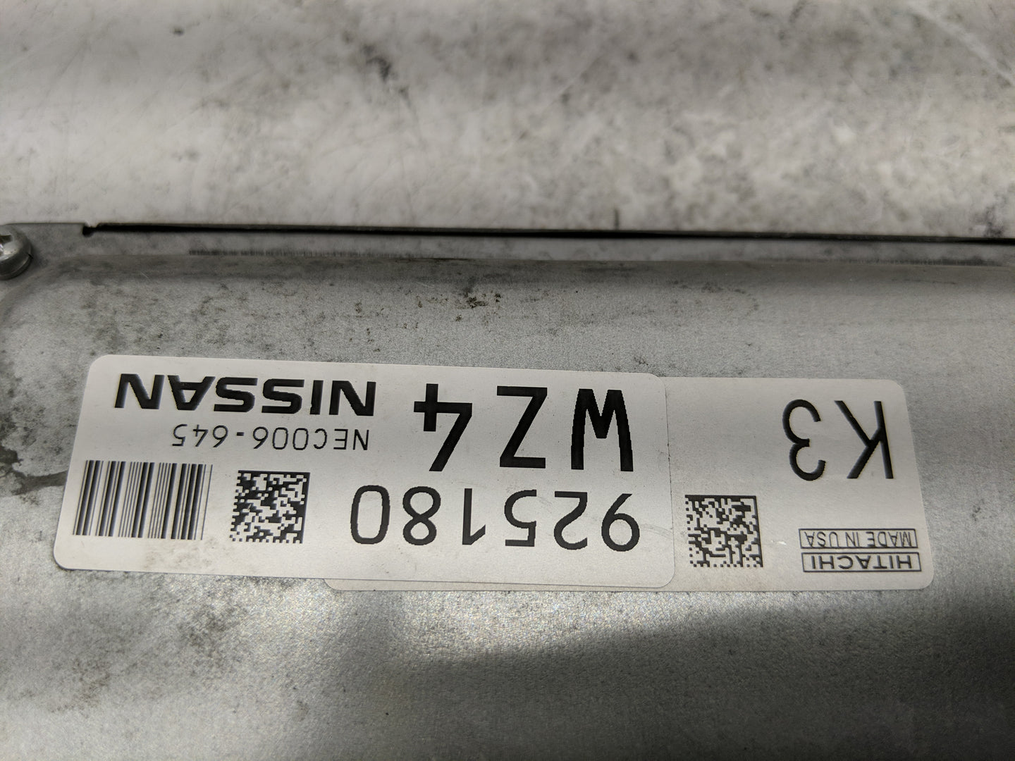 2014-2017 Nissan Rogue PCM Engine Control Computer ECU ECM PCU OEM P/N:NEC006-645 Fits Fits 2014 2015 2016 2017 OEM Used Aut