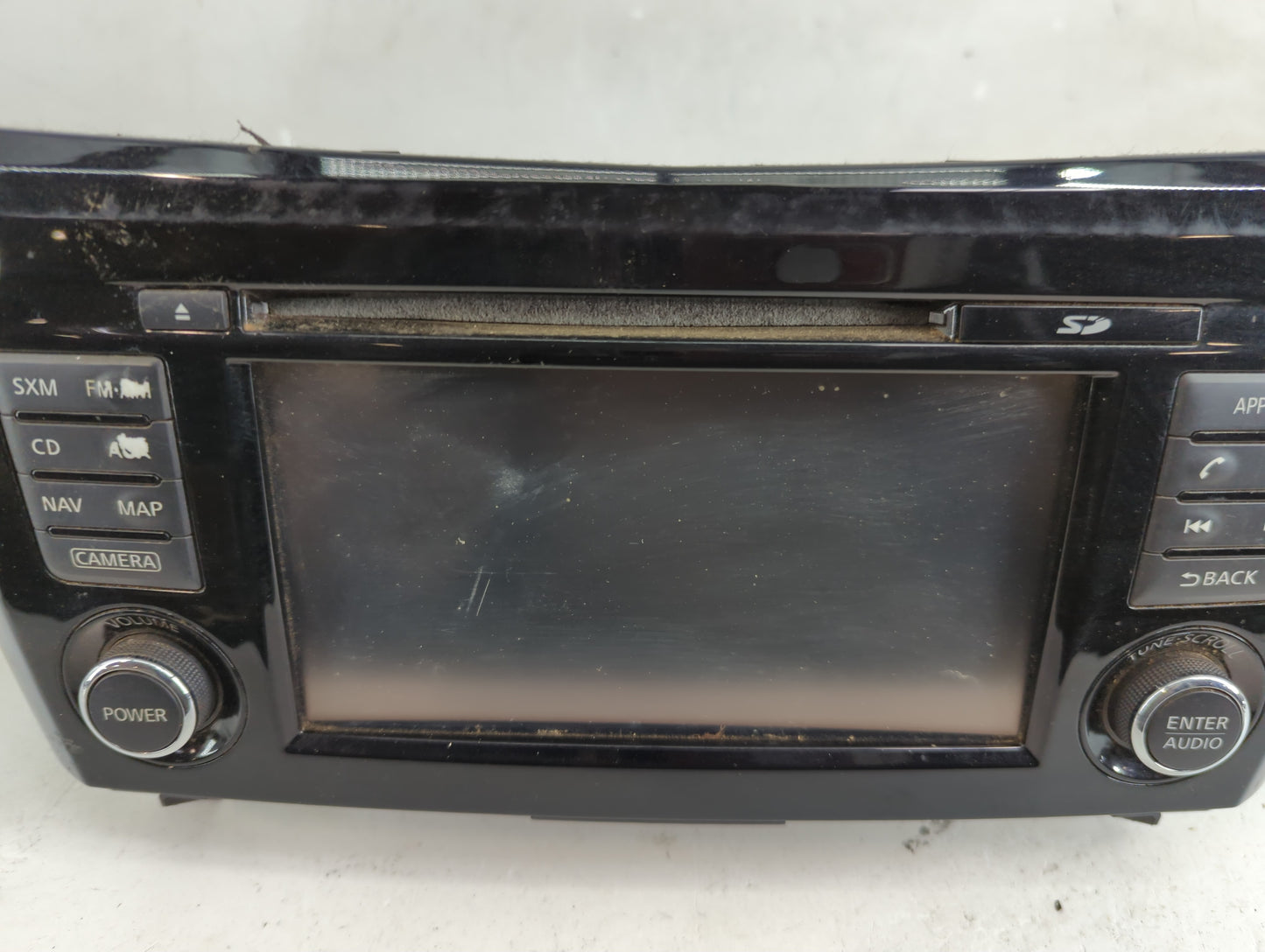 2014-2016 Nissan Rogue Radio AM FM Cd Player Receiver Replacement P/N:259154BA0B 7 612 051 320 Fits Fits 2014 2015 2016 OEM 