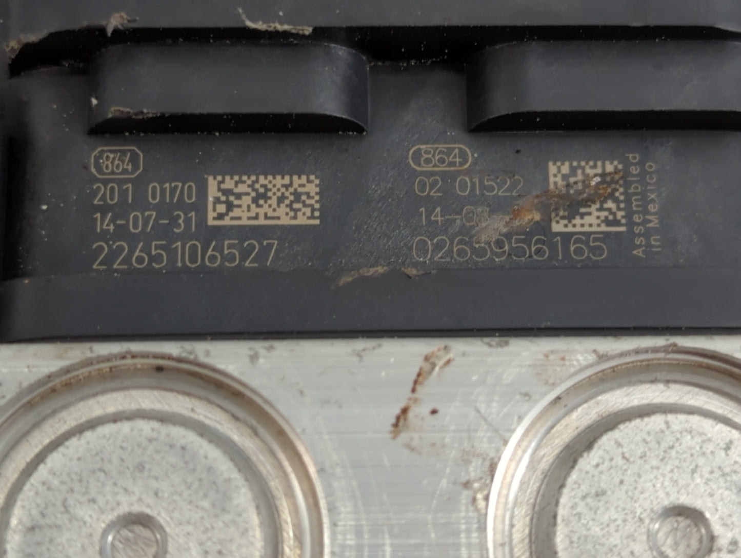 2014-2015 Nissan Rogue ABS Pump Control Module Replacement P/N:0265956165 2265106527 Fits Fits 2014 2015 OEM Used Auto Parts