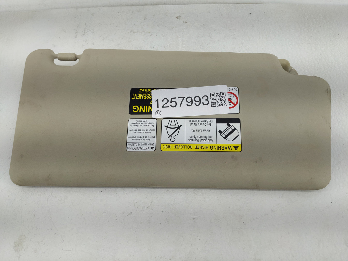 2011-2015 Nissan Rogue Sun Visor Shade Replacement Driver Left Mirror Fits Fits 2011 2012 2013 2014 2015 OEM Used Auto Parts