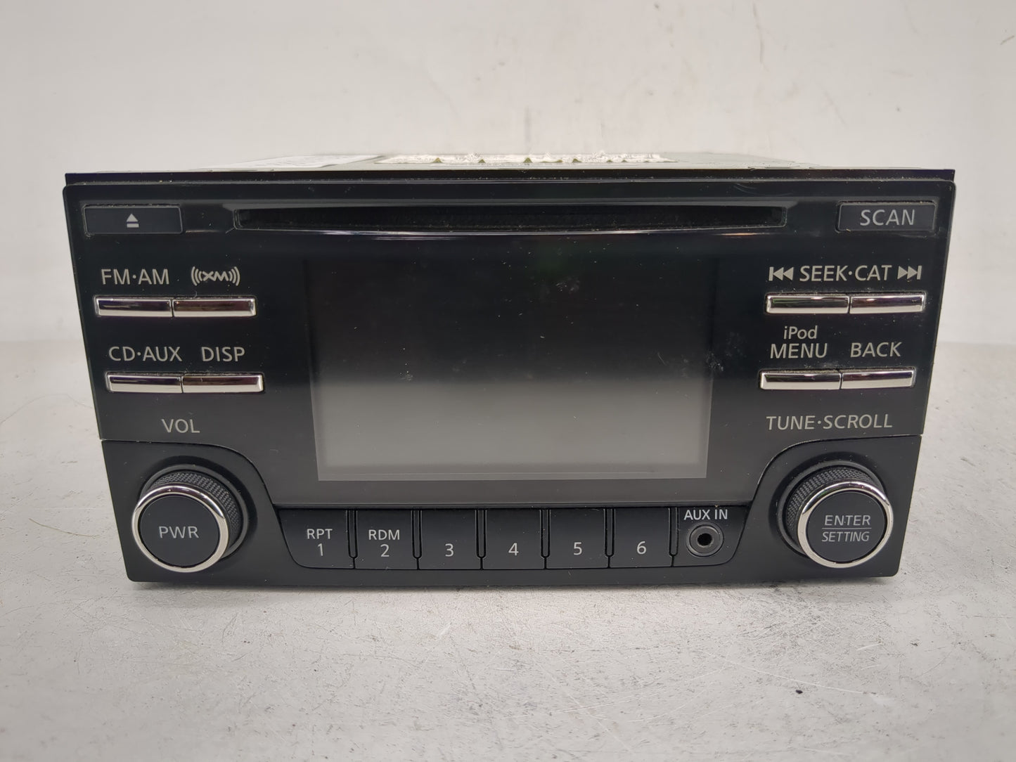 2012-2015 Nissan Rogue Radio AM FM Cd Player Receiver Replacement P/N:28185 1VX2A Fits Fits 2012 2013 2014 2015 OEM Used Aut