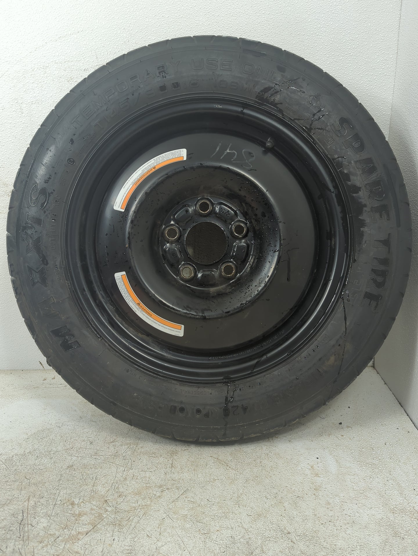 2014-2020 Nissan Rogue Spare Donut Tire Wheel Rim Oem 1374896 - Oemusedautoparts1.com