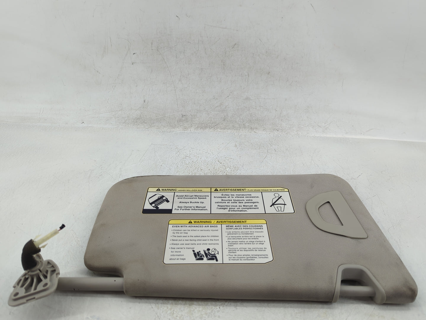 2014-2017 Nissan Rogue Sun Visor Shade Replacement Driver Left Mirror Fits Fits 2014 2015 2016 2017 OEM Used Auto Parts - Oe