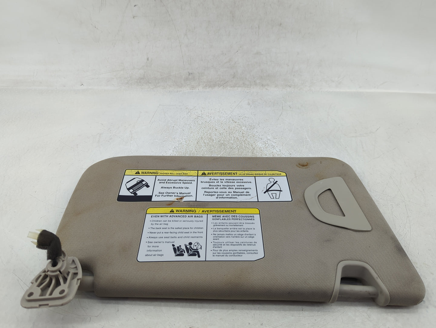2014-2017 Nissan Rogue Sun Visor Shade Replacement Driver Left Mirror Fits Fits 2014 2015 2016 2017 OEM Used Auto Parts - Oe