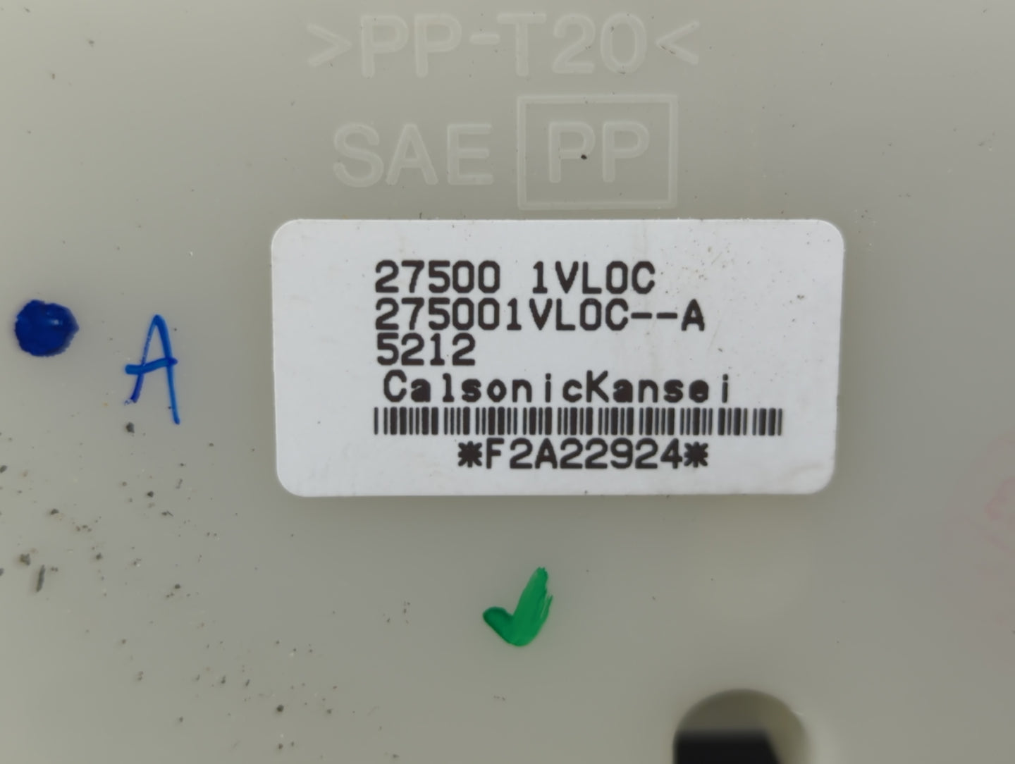 2011-2015 Nissan Rogue Climate Control Module Temperature AC/Heater Replacement P/N:27500 1VL0C Fits Fits 2011 2012 2013 201