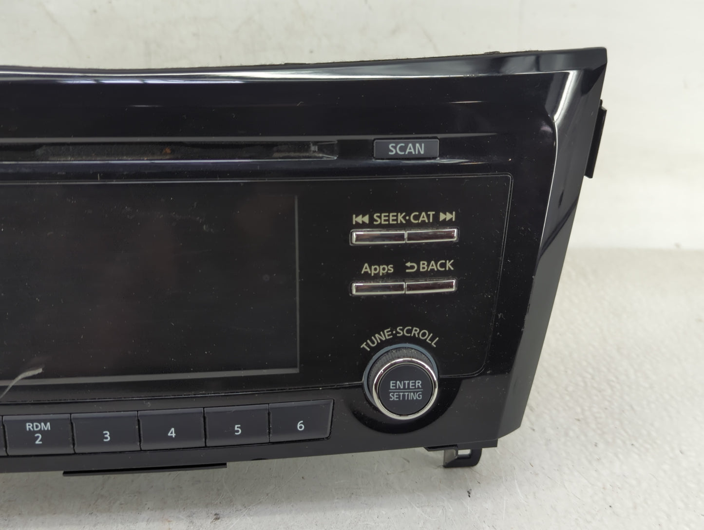 2014-2015 Nissan Rogue Radio AM FM Cd Player Receiver Replacement P/N:28185 4BA0A Fits Fits 2014 2015 OEM Used Auto Parts - 