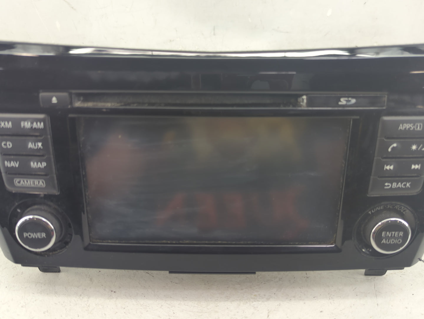 2015-2016 Nissan Rogue Radio AM FM Cd Player Receiver Replacement P/N:259154BA0B 7 612 051 320 Fits Fits 2015 2016 OEM Used 