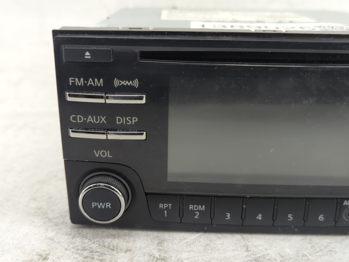 2012-2015 Nissan Rogue Radio AM FM Cd Player Receiver Replacement P/N:259151VY1B 7 612 051 456 Fits Fits 2012 2013 2014 2015