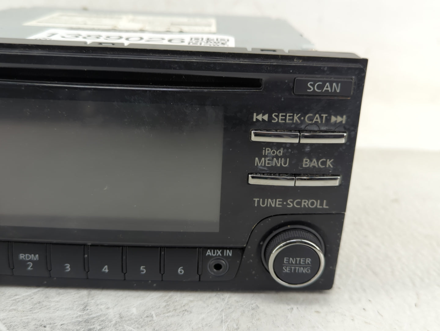 2012-2015 Nissan Rogue Radio AM FM Cd Player Receiver Replacement P/N:259151VY1B 7 612 051 456 Fits Fits 2012 2013 2014 2015