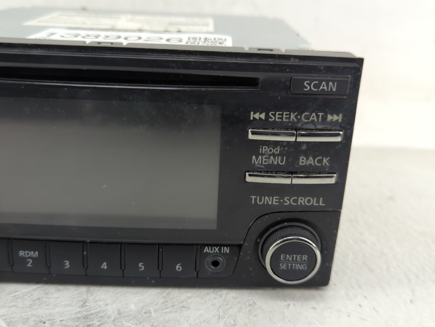 2012-2015 Nissan Rogue Radio AM FM Cd Player Receiver Replacement P/N:259151VY1B 7 612 051 456 Fits Fits 2012 2013 2014 2015