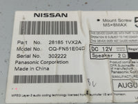 2012-2015 Nissan Rogue Radio AM FM Cd Player Receiver Replacement P/N:259151VY1B 7 612 051 456 Fits Fits 2012 2013 2014 2015