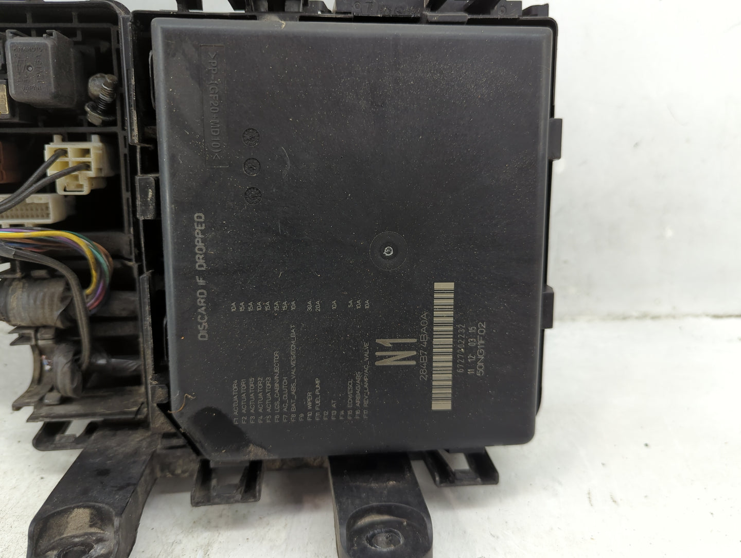 2014-2016 Nissan Rogue Fusebox Fuse Box Panel Relay Module P/N:284B7 4BA0A Fits Fits 2014 2015 2016 OEM Used Auto Parts - Oe