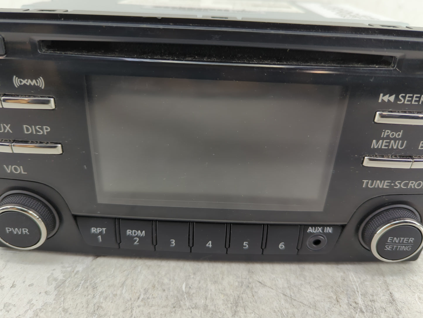 2012-2015 Nissan Rogue Radio AM FM Cd Player Receiver Replacement P/N:28185 1VX2A Fits Fits 2012 2013 2014 2015 OEM Used Aut