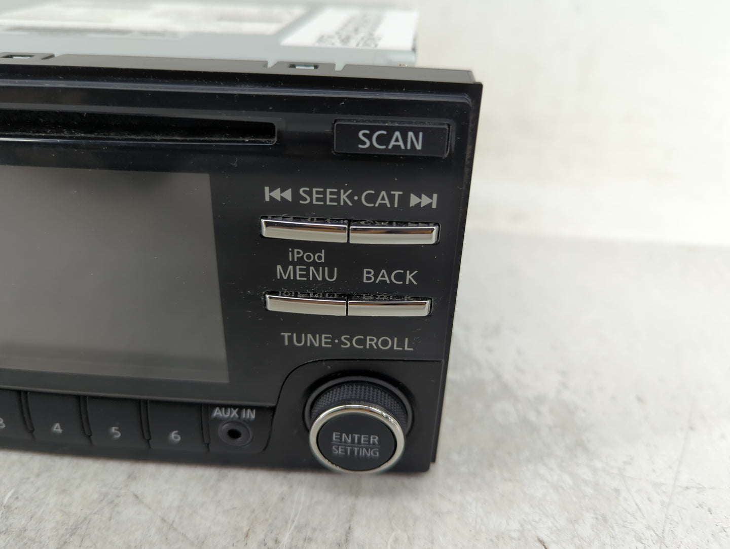 2012-2015 Nissan Rogue Radio AM FM Cd Player Receiver Replacement P/N:28185 1VX2A Fits Fits 2012 2013 2014 2015 OEM Used Aut