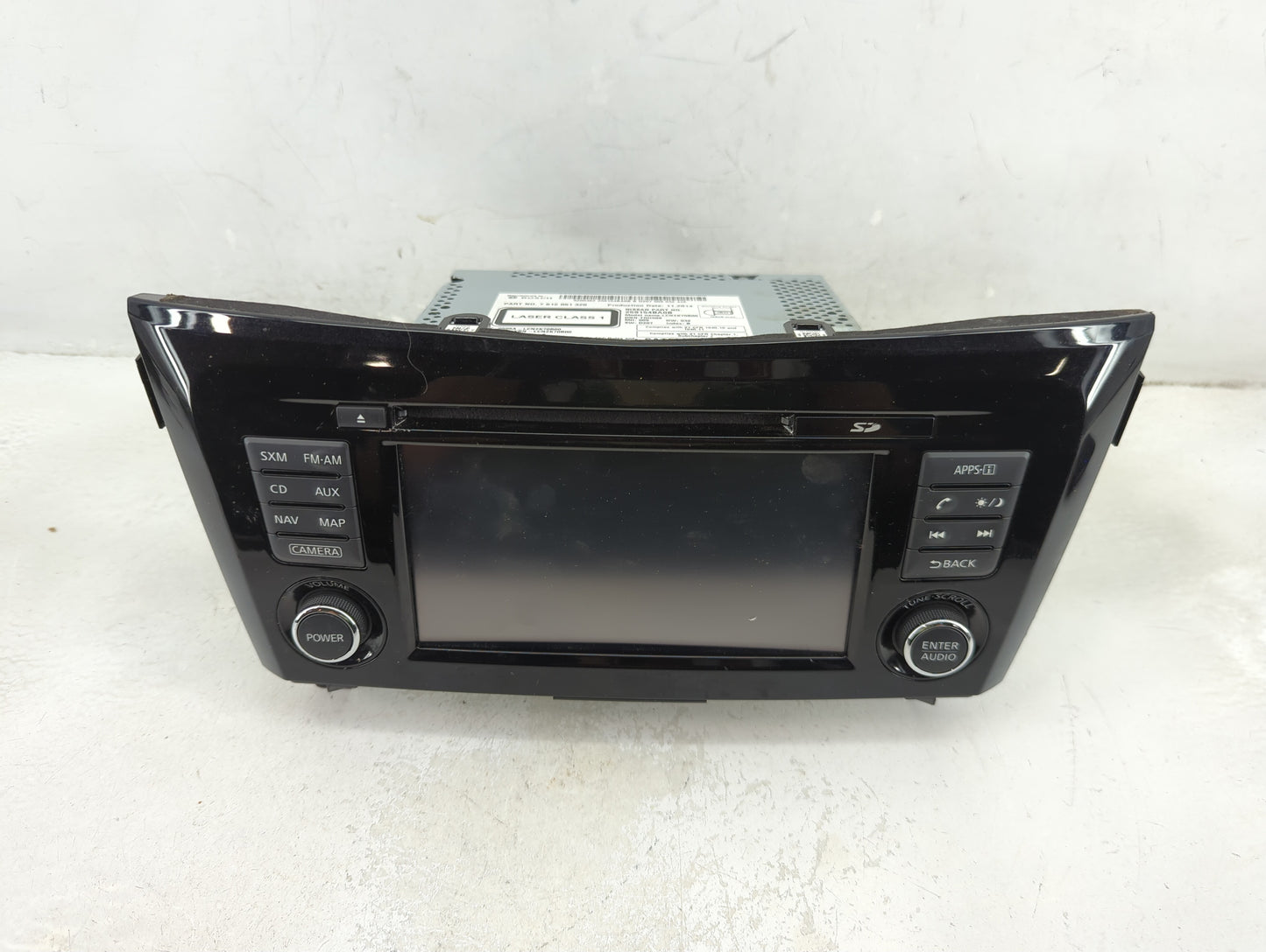 2015 Nissan Rogue Radio AM FM Cd Player Receiver Replacement P/N:7612051320 Fits OEM Used Auto Parts - Oemusedautoparts1.com
