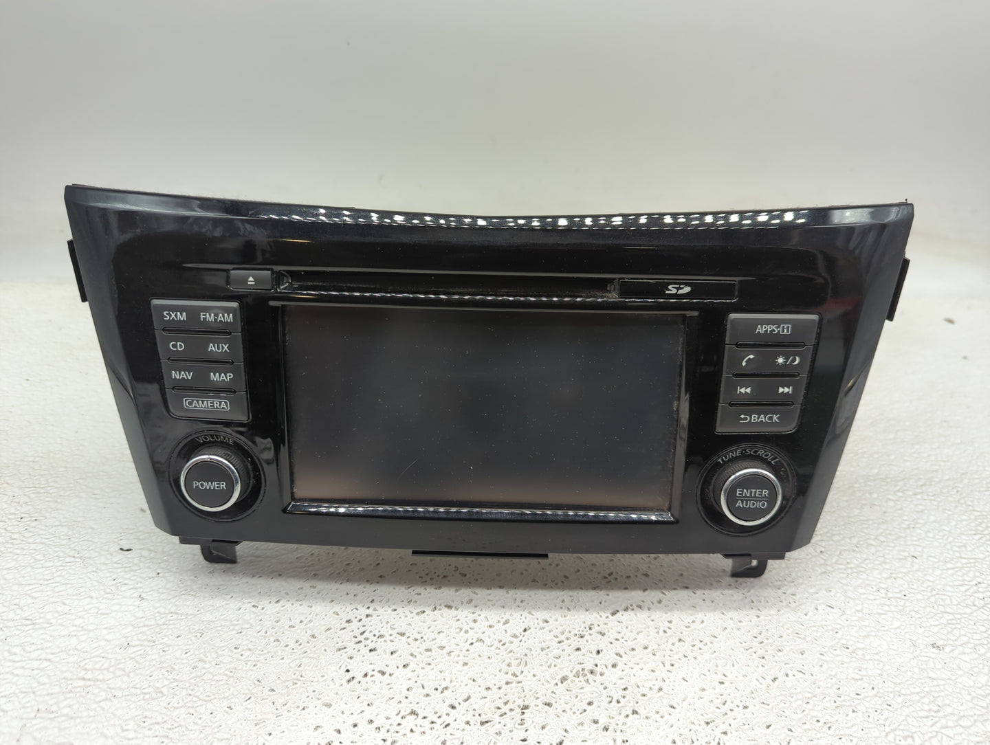 2014-2016 Nissan Rogue Radio AM FM Cd Player Receiver Replacement P/N:259154BA0B 7 612 051 320 Fits Fits 2014 2015 2016 OEM 