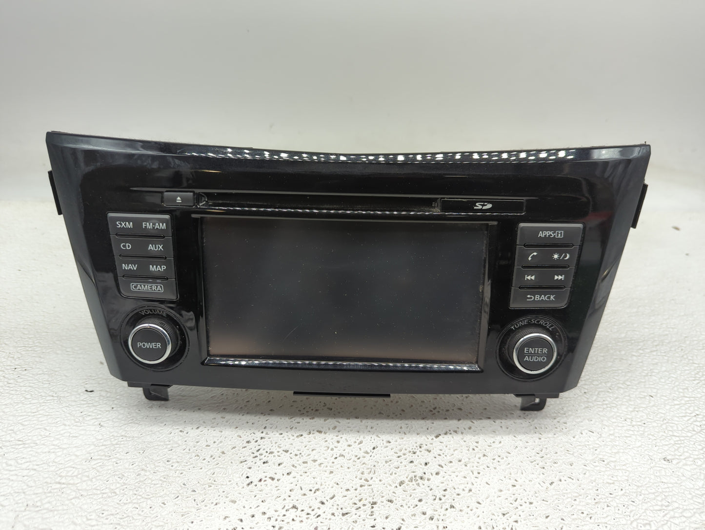 2014-2016 Nissan Rogue Radio AM FM Cd Player Receiver Replacement P/N:259154BA0B 7 612 051 320 Fits Fits 2014 2015 2016 OEM 