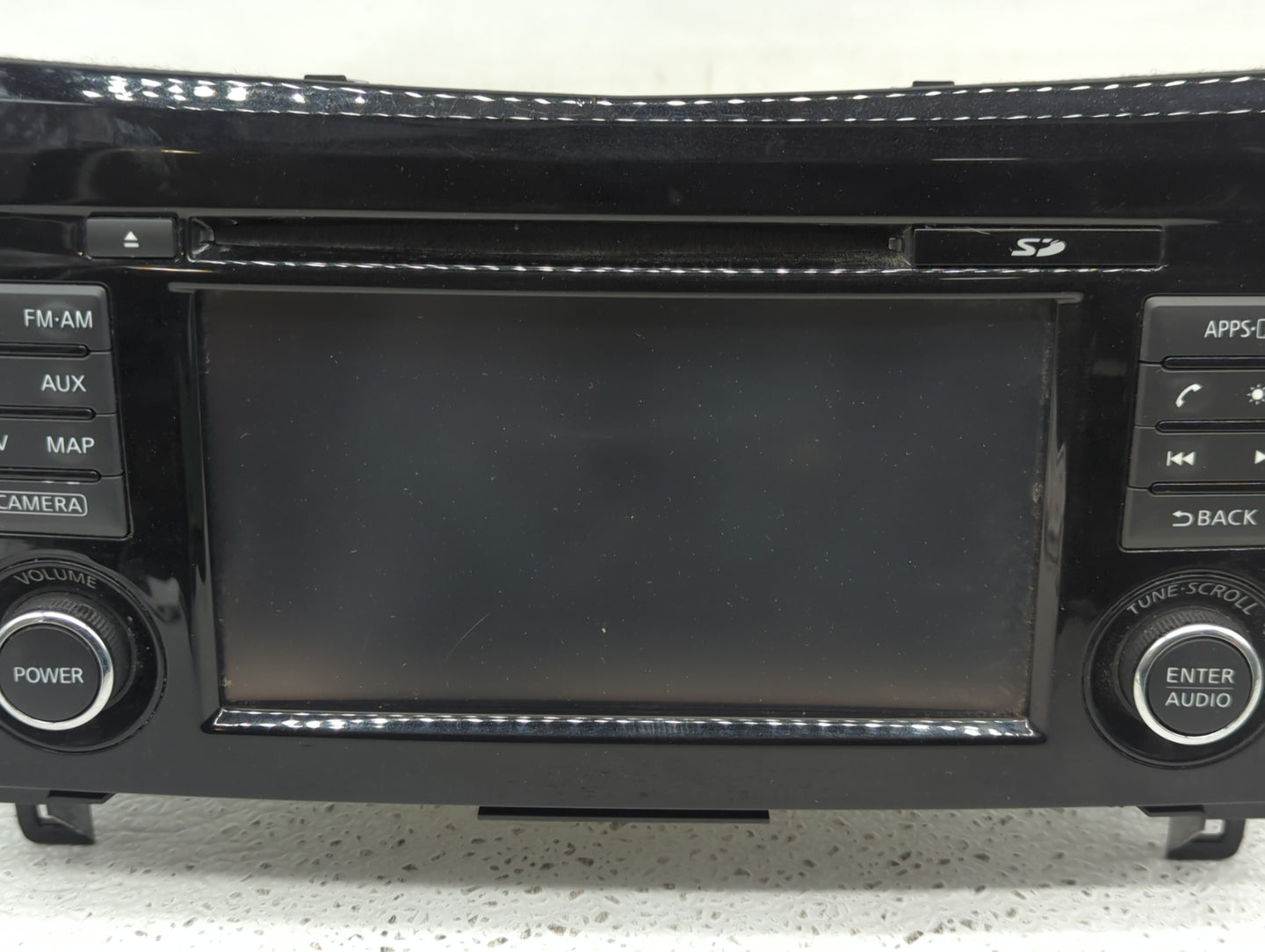 2014-2016 Nissan Rogue Radio AM FM Cd Player Receiver Replacement P/N:259154BA0B 7 612 051 320 Fits Fits 2014 2015 2016 OEM 