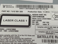 2014-2016 Nissan Rogue Radio AM FM Cd Player Receiver Replacement P/N:259154BA0B 7 612 051 320 Fits Fits 2014 2015 2016 OEM 