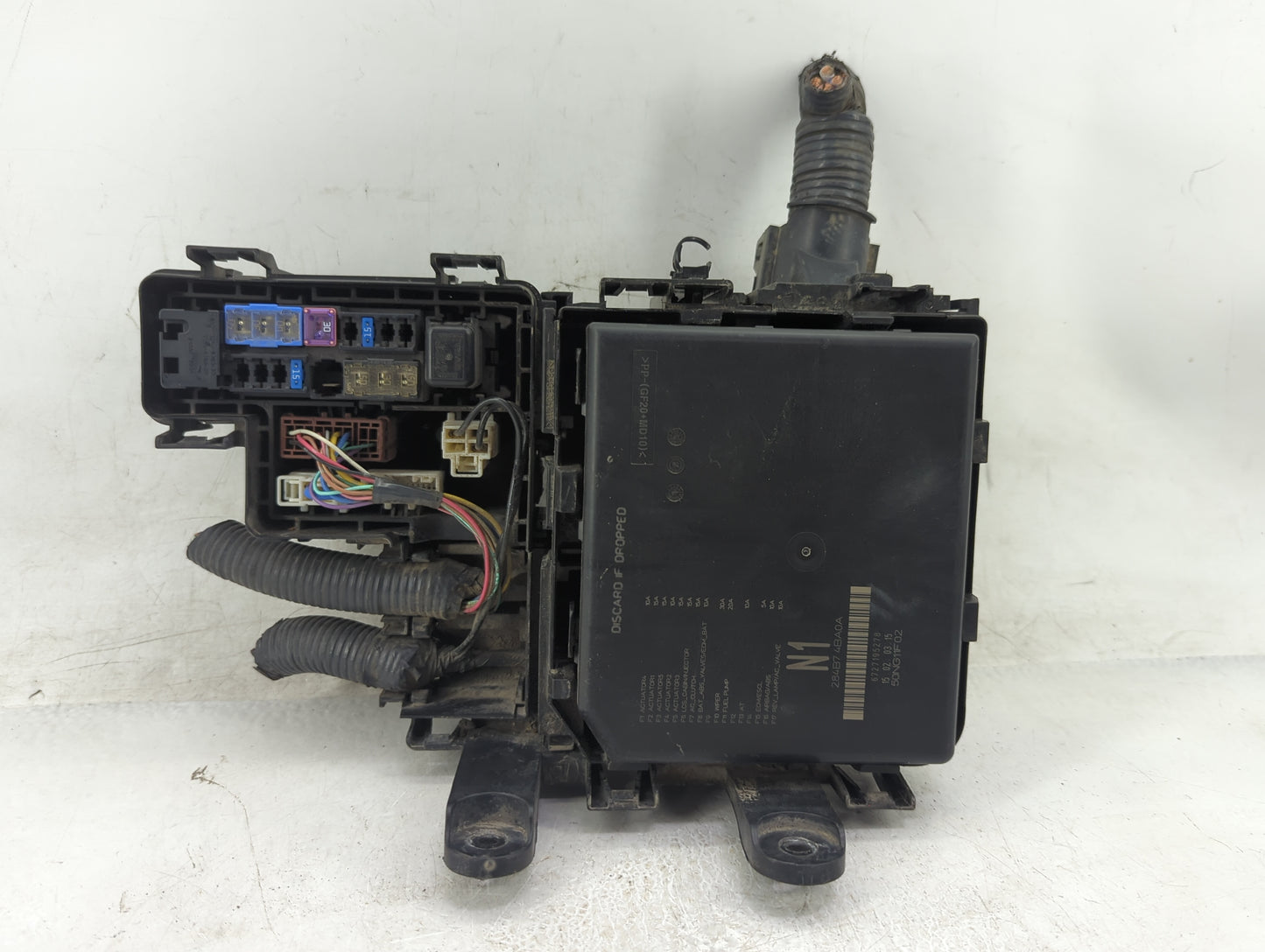 2014-2016 Nissan Rogue Fusebox Fuse Box Panel Relay Module P/N:284B7 4BA0A Fits Fits 2014 2015 2016 OEM Used Auto Parts - Oe