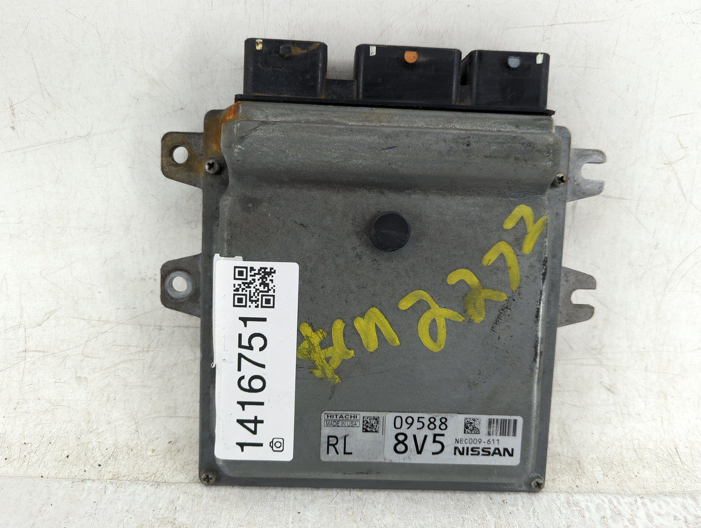 2013-2015 Nissan Rogue PCM Engine Control Computer ECU ECM PCU OEM P/N:NEC009-611 Fits Fits 2013 2014 2015 OEM Used Auto Par
