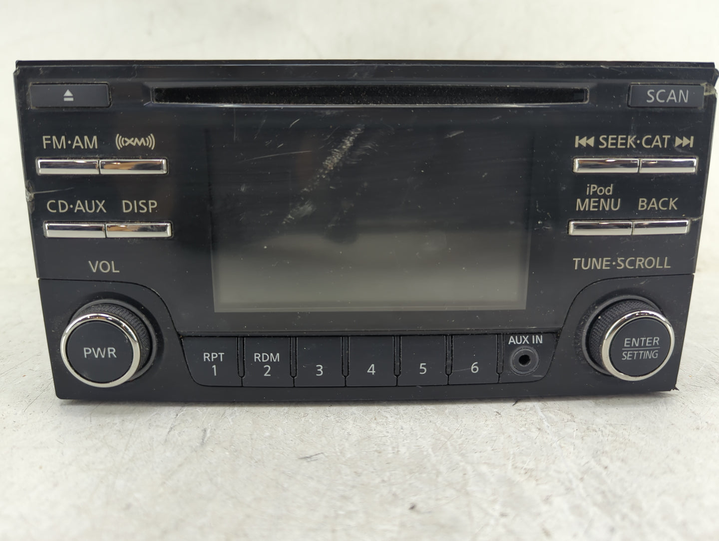 2012-2015 Nissan Rogue Radio AM FM Cd Player Receiver Replacement P/N:28185 1VX2A Fits Fits 2012 2013 2014 2015 OEM Used Aut