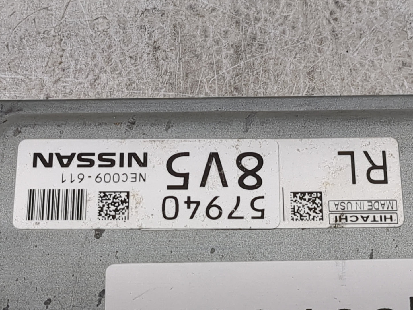 2013-2015 Nissan Rogue PCM Engine Control Computer ECU ECM PCU OEM P/N:NEC009-611 Fits Fits 2013 2014 2015 OEM Used Auto Par