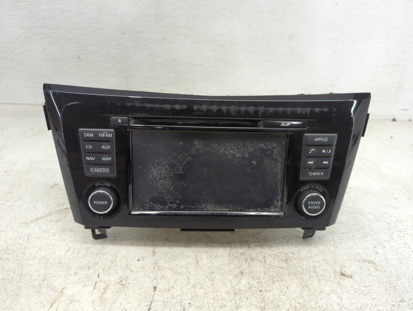 2014-2016 Nissan Rogue Radio AM FM Cd Player Receiver Replacement P/N:259154BA0B 7 612 051 320 Fits Fits 2014 2015 2016 OEM 