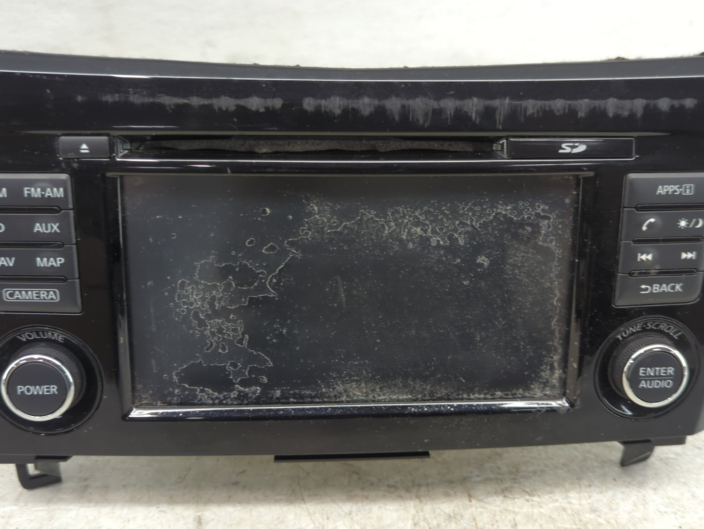 2014-2016 Nissan Rogue Radio AM FM Cd Player Receiver Replacement P/N:259154BA0B 7 612 051 320 Fits Fits 2014 2015 2016 OEM 