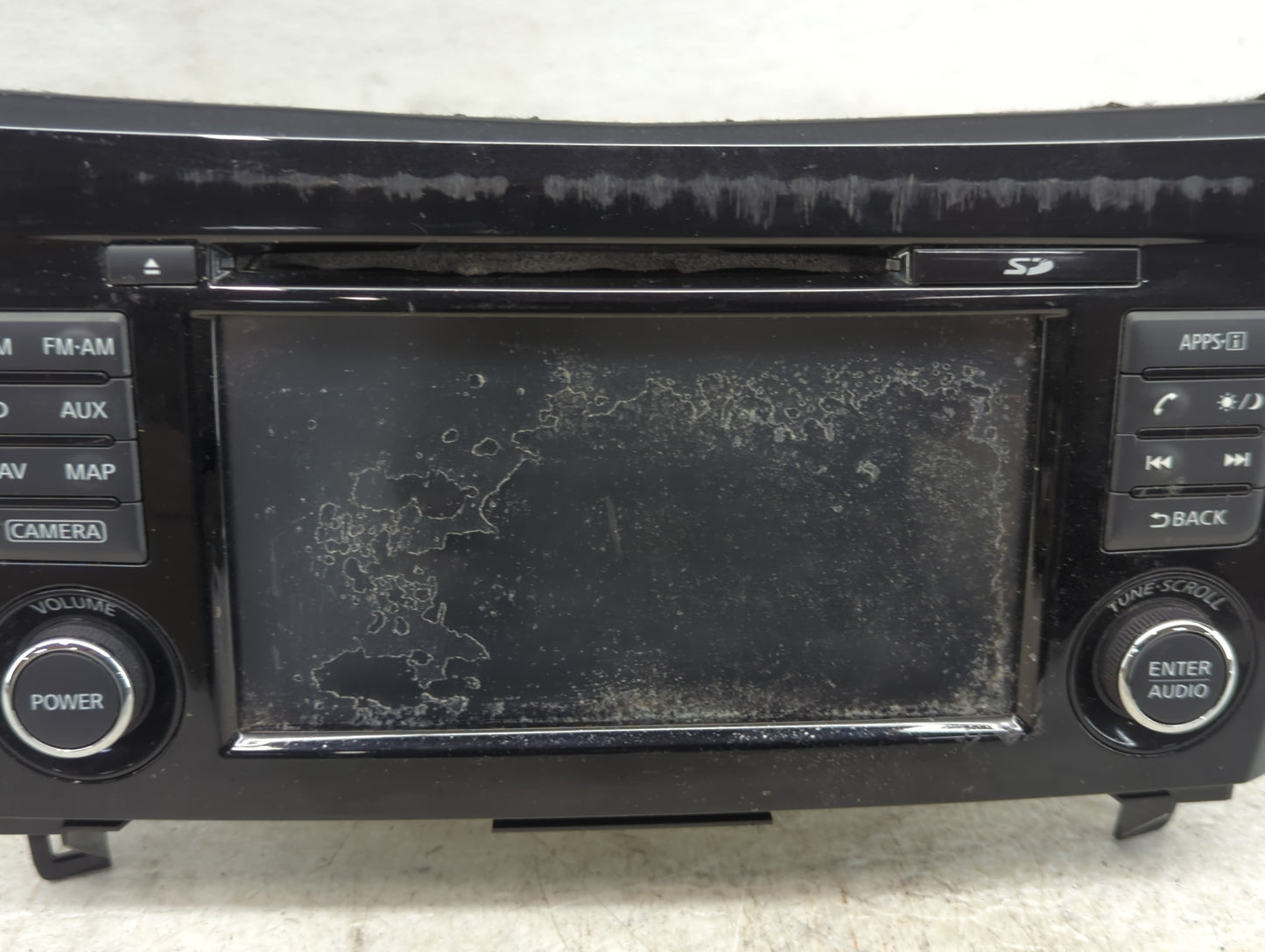 2014-2016 Nissan Rogue Radio AM FM Cd Player Receiver Replacement P/N:259154BA0B 7 612 051 320 Fits Fits 2014 2015 2016 OEM 