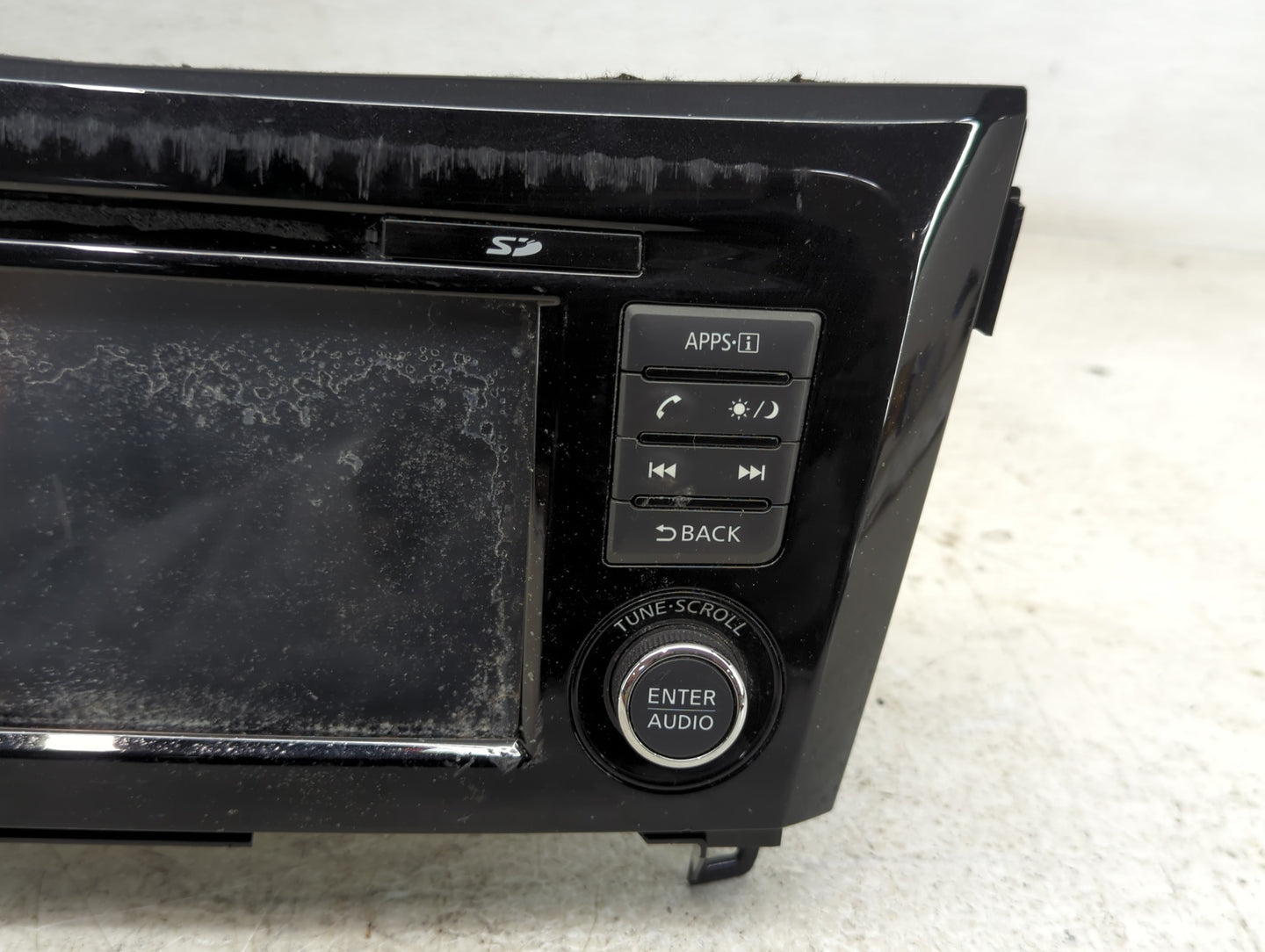 2014-2016 Nissan Rogue Radio AM FM Cd Player Receiver Replacement P/N:259154BA0B 7 612 051 320 Fits Fits 2014 2015 2016 OEM 
