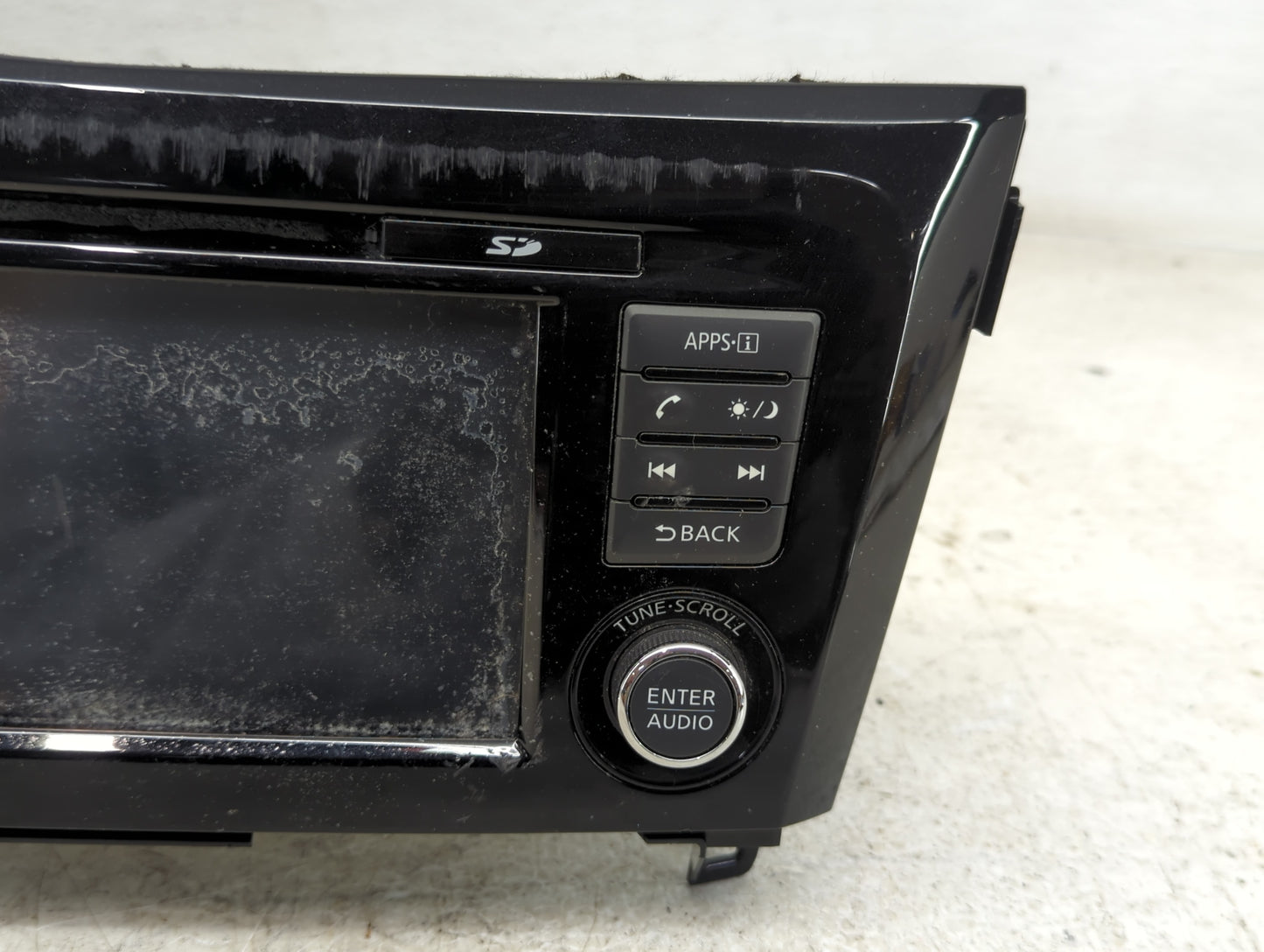 2014-2016 Nissan Rogue Radio AM FM Cd Player Receiver Replacement P/N:259154BA0B 7 612 051 320 Fits Fits 2014 2015 2016 OEM 