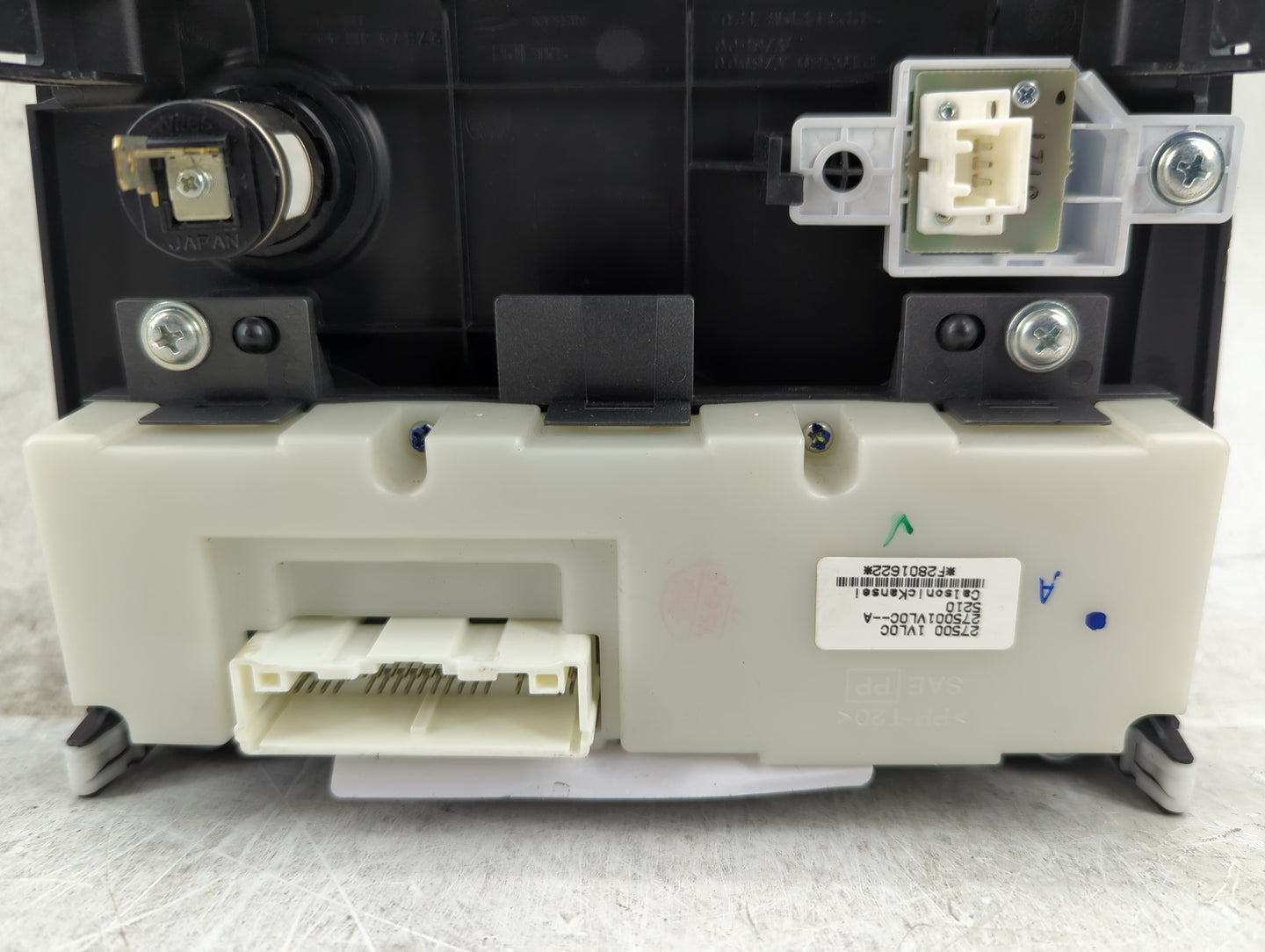 2011-2015 Nissan Rogue Climate Control Module Temperature AC/Heater Replacement P/N:27500 1VL0C 27500 1VL0C--A Fits OEM Used
