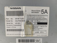 2012-2015 Nissan Rogue Radio AM FM Cd Player Receiver Replacement P/N:28185 1VX2A CQ-FN51E04D Fits Fits 2012 2013 2014 2015 