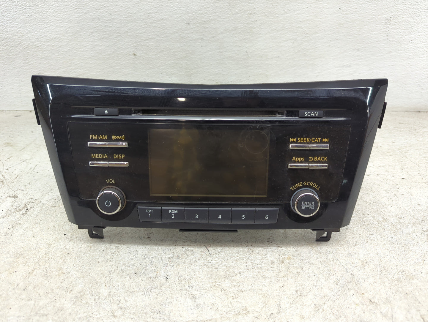 2014-2016 Nissan Rogue Radio AM FM Cd Player Receiver Replacement P/N:281854BA0A CQ-FN43E4GX Fits Fits 2014 2015 2016 OEM Us