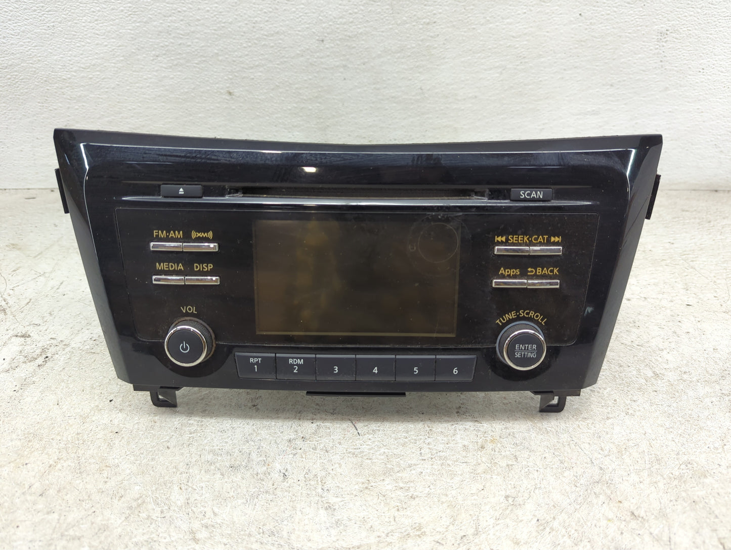 2014-2016 Nissan Rogue Radio AM FM Cd Player Receiver Replacement P/N:281854BA0A CQ-FN43E4GX Fits Fits 2014 2015 2016 OEM Us