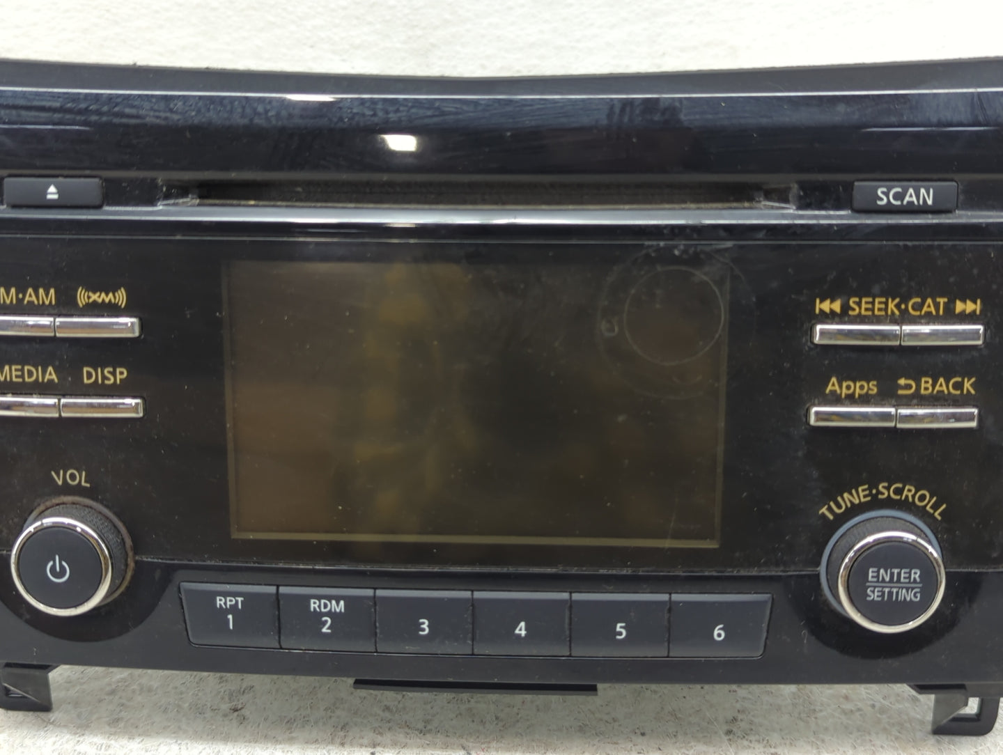 2014-2016 Nissan Rogue Radio AM FM Cd Player Receiver Replacement P/N:281854BA0A CQ-FN43E4GX Fits Fits 2014 2015 2016 OEM Us