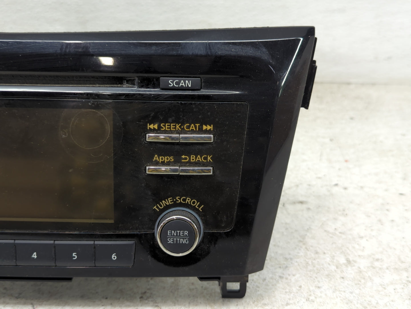 2014-2016 Nissan Rogue Radio AM FM Cd Player Receiver Replacement P/N:281854BA0A CQ-FN43E4GX Fits Fits 2014 2015 2016 OEM Us