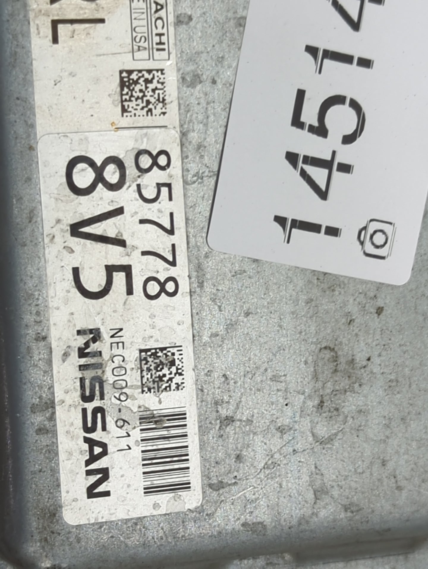 2013-2015 Nissan Rogue PCM Engine Control Computer ECU ECM PCU OEM P/N:NEC009-611 Fits Fits 2013 2014 2015 OEM Used Auto Par
