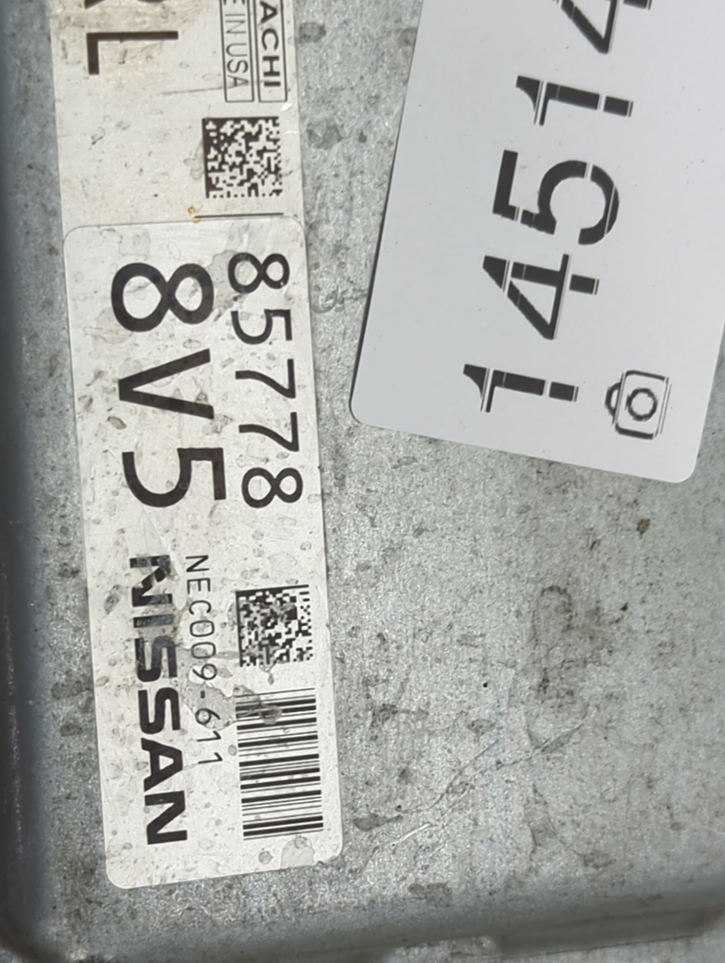 2013-2015 Nissan Rogue PCM Engine Control Computer ECU ECM PCU OEM P/N:NEC009-611 Fits Fits 2013 2014 2015 OEM Used Auto Par