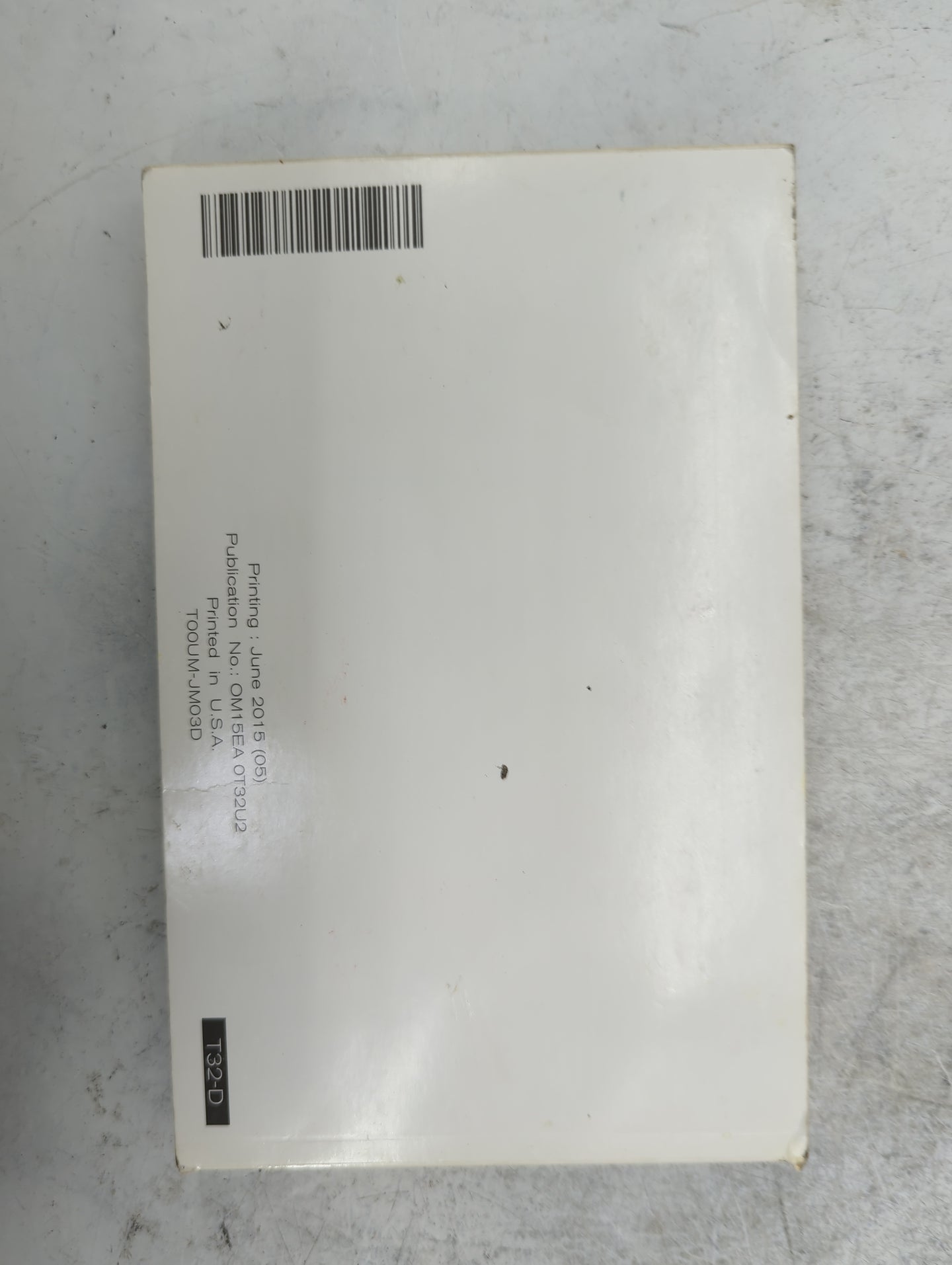 2015 Nissan Rogue Owners Manual Book Guide P/N:OM15EA 0T32U2 T00UM-JM03D OEM Used Auto Parts - Oemusedautoparts1.com