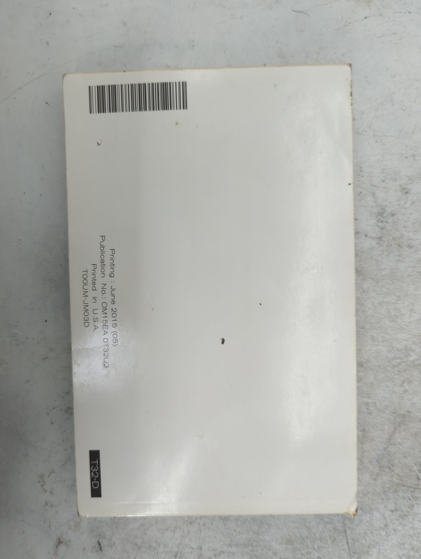 2015 Nissan Rogue Owners Manual Book Guide P/N:OM15EA 0T32U2 T00UM-JM03D OEM Used Auto Parts - Oemusedautoparts1.com