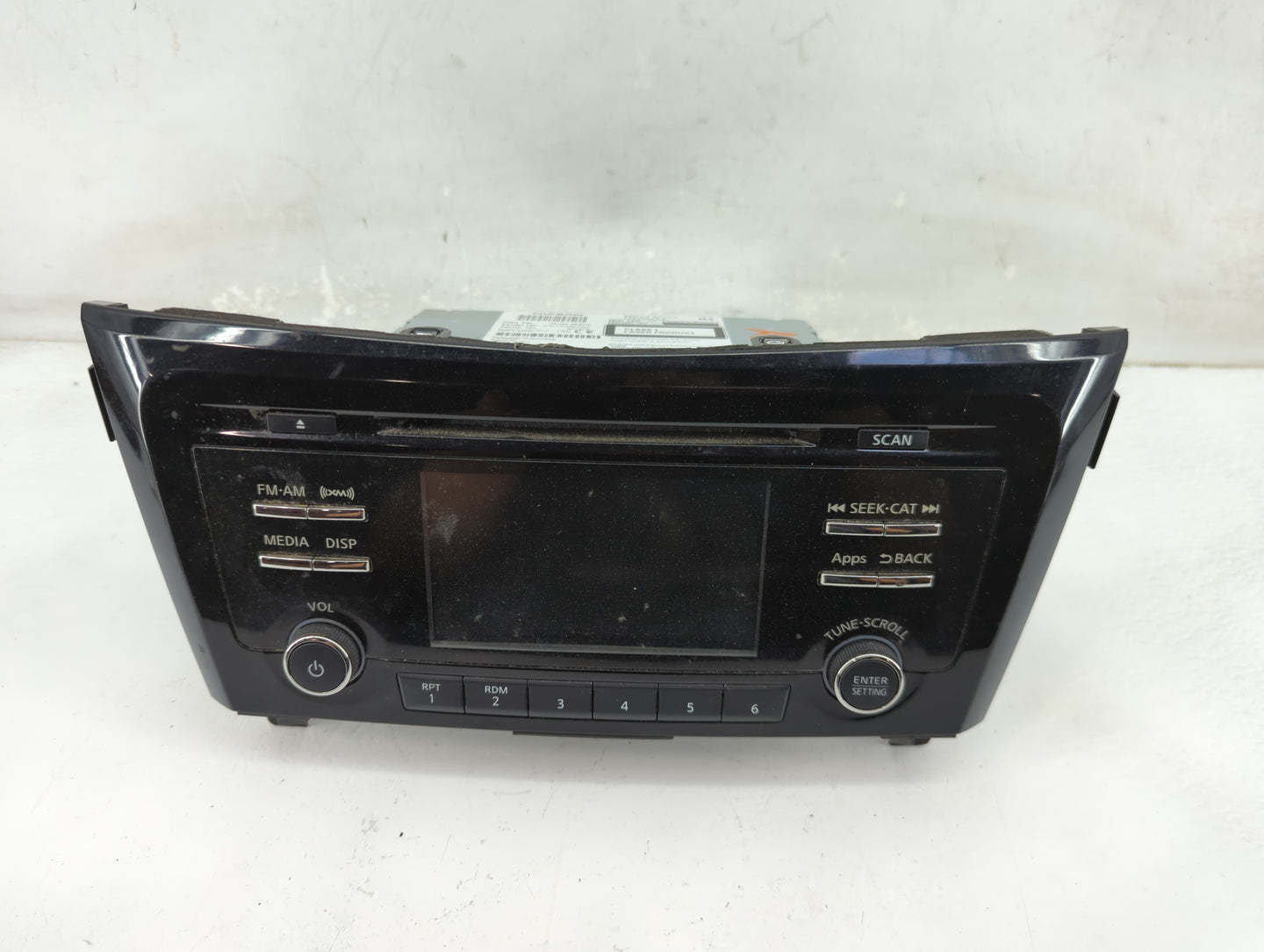 2015-2016 Nissan Rogue Radio AM FM Cd Player Receiver Replacement P/N:281854BA0A CQ-FN43E2GX Fits Fits 2015 2016 OEM Used Au