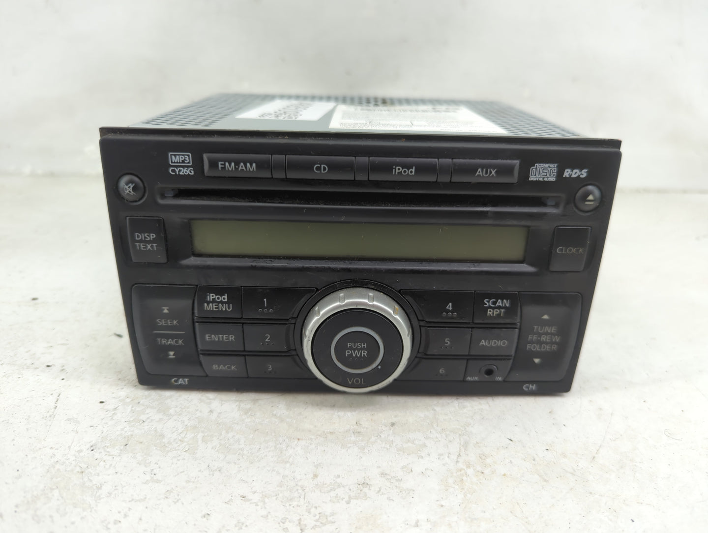 2013-2015 Nissan Rogue Radio AM FM Cd Player Receiver Replacement P/N:281851VK1A PP-3135B Fits Fits 2013 2014 2015 OEM Used 